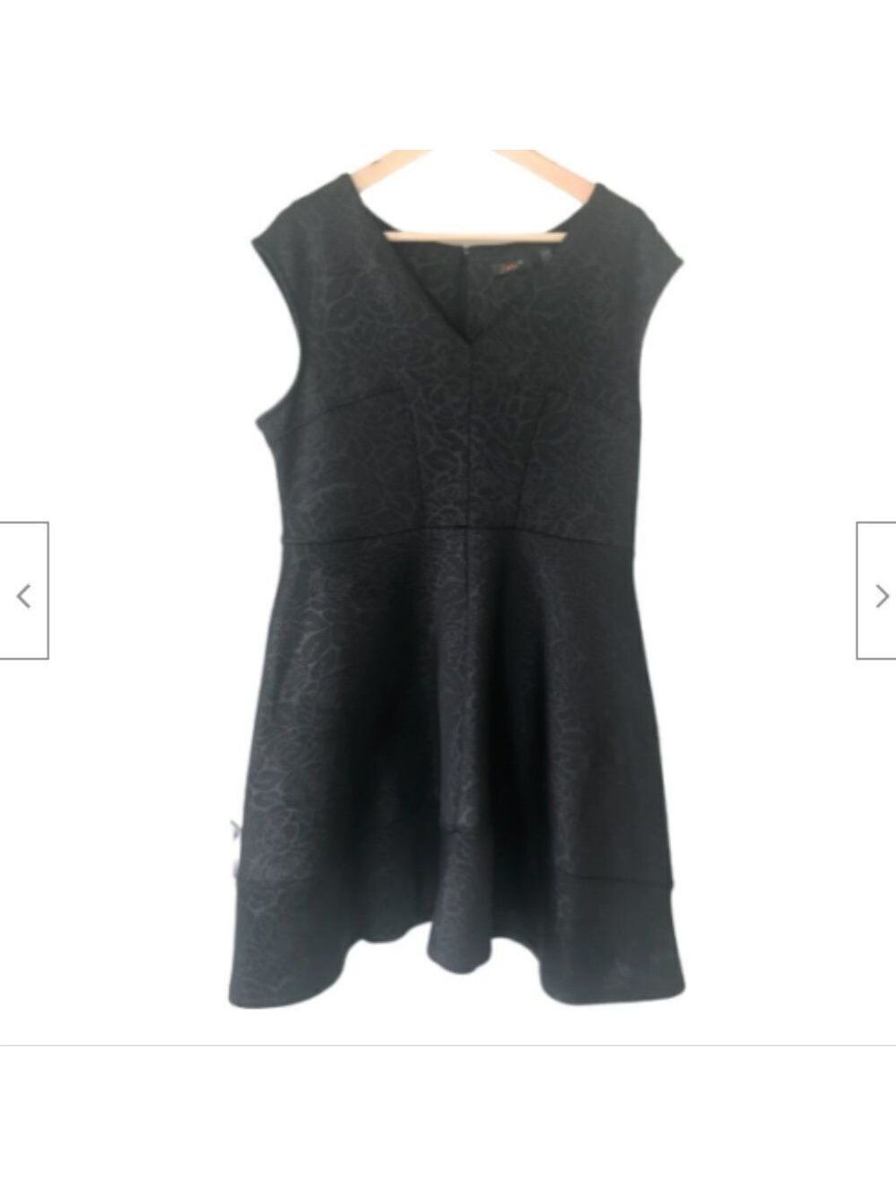 Dex Black Mini Dress Stretch Size XL